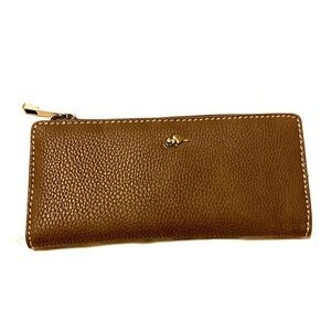 **NWT** ROOTS 73 Brown Leather Wallet women’s